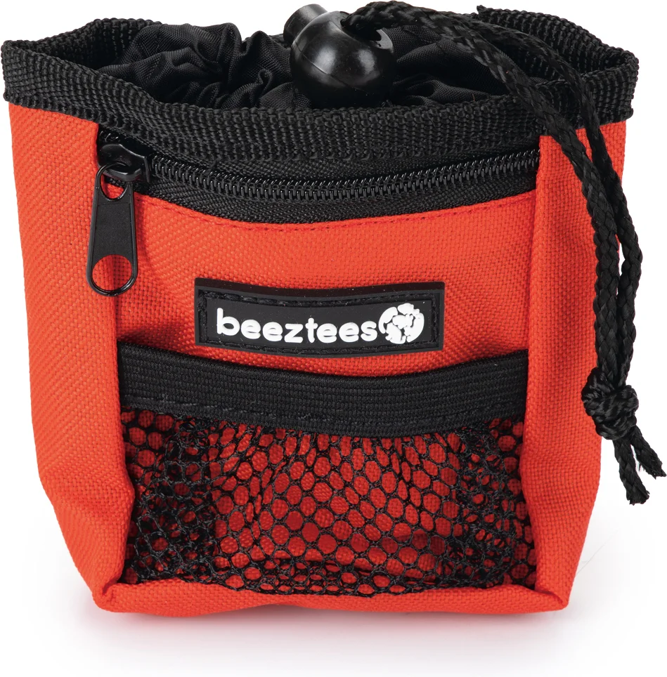 Beeztees poepzakje en beloningstasje Ordena rood 8 x 4 x 10 cm