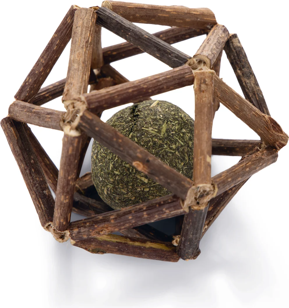 Beeztees kattenspeelgoed catnip bal in matatabi D 7 cm