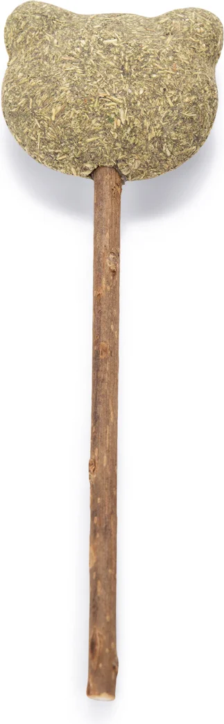 Beeztees kattenspeelgoed speelstok Matatabi met catnip groen 13 cm