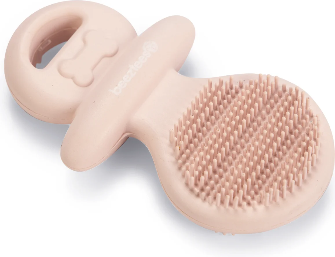 Beeztees kauwspeelgoed Dental roze 9,5 x 5,5 x 2 cm
