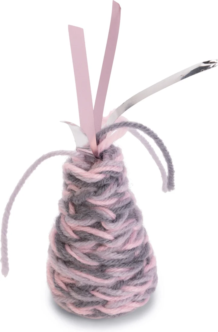 Beeztees kattenspeelgoed hoorntje Mara roze/paars 7 x 4 x 3 cm