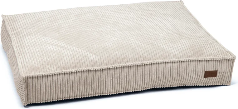 Designed by Lotte hondenkussen Ribbed grijs 100 x 70 x 15 cm