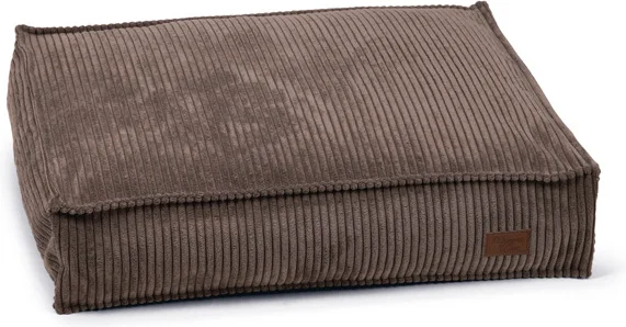 Designed by Lotte hondenkussen Ribbed bruin 70 x 55 x 15 cm