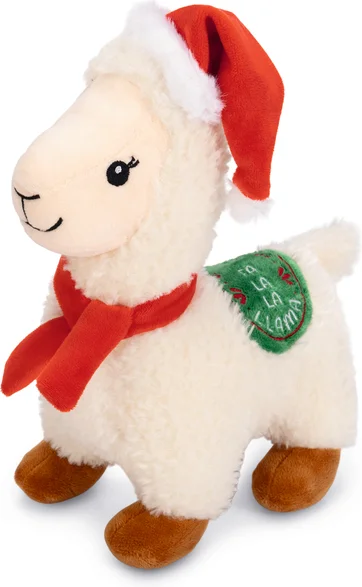 Beeztees knuffel kerst lama 20 x 11 x 29 cm