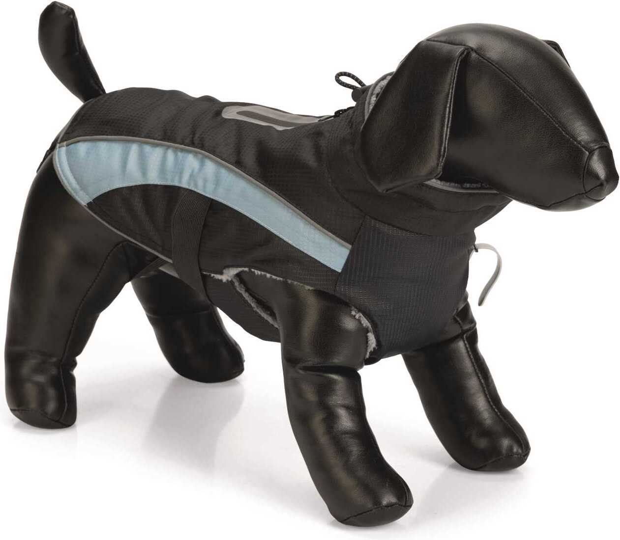 Beeztees hondenjas Saby zwart / blauw 24 x 38 x 1 cm