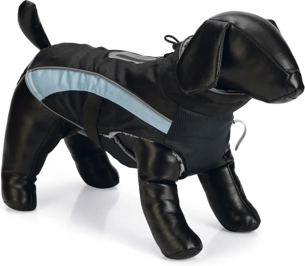 Beeztees hondenjas Saby zwart / blauw  36 x 46 x 1 cm