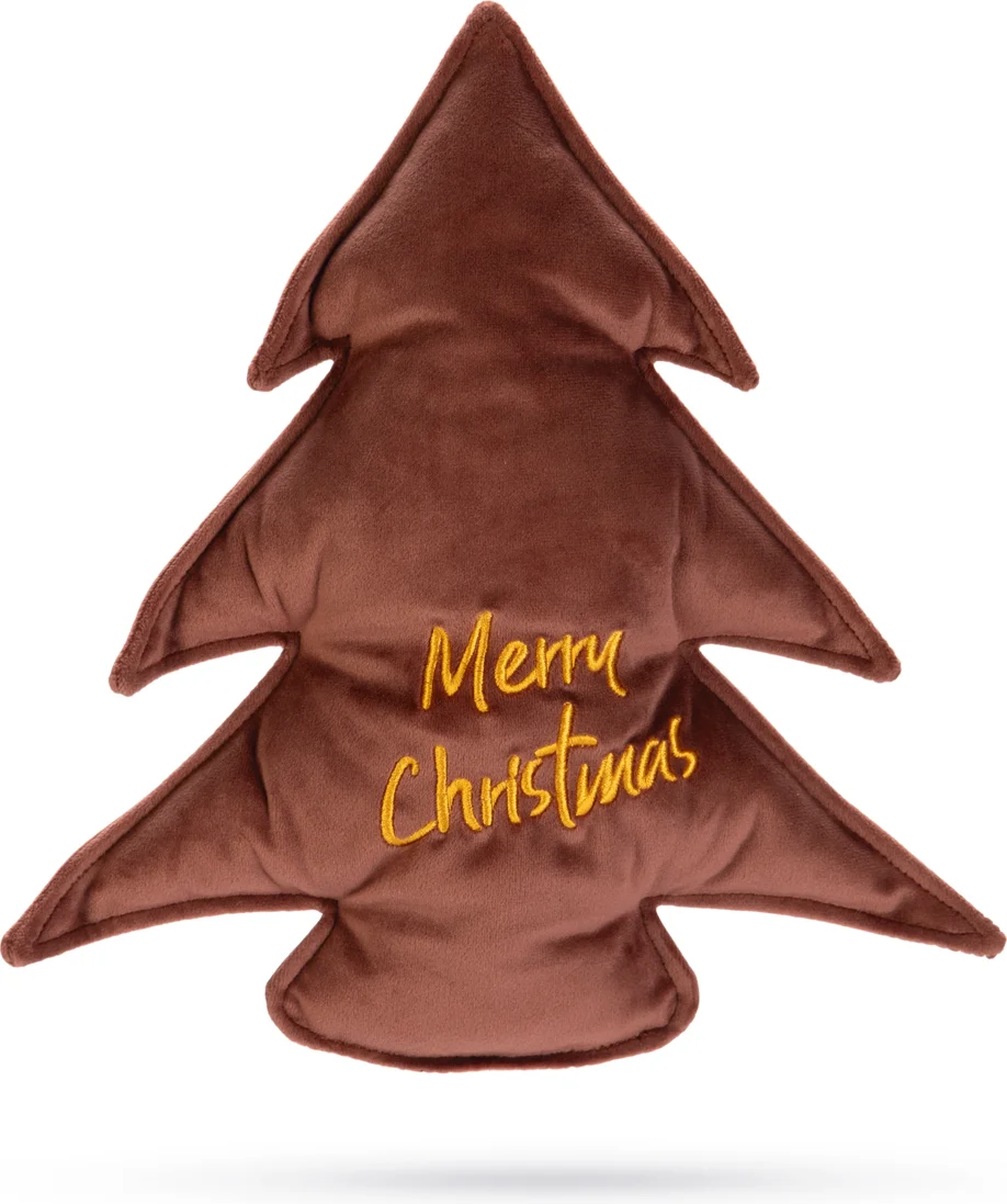 Designed by Lotte knuffel Velvet kerstboom roest 27 x 3 x 27 cm