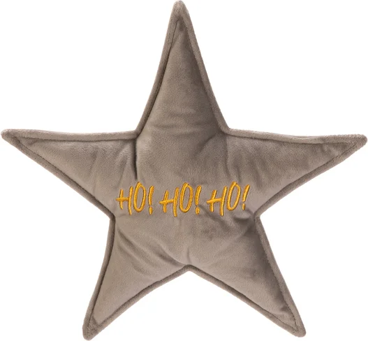 Designed by Lotte hondenspeelgoed kerstster grijs 29 x 27 x 5 cm