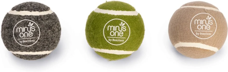 Beeztees hondenspeelgoed Minus One tennisballen D 6,3 cm 3 stuks