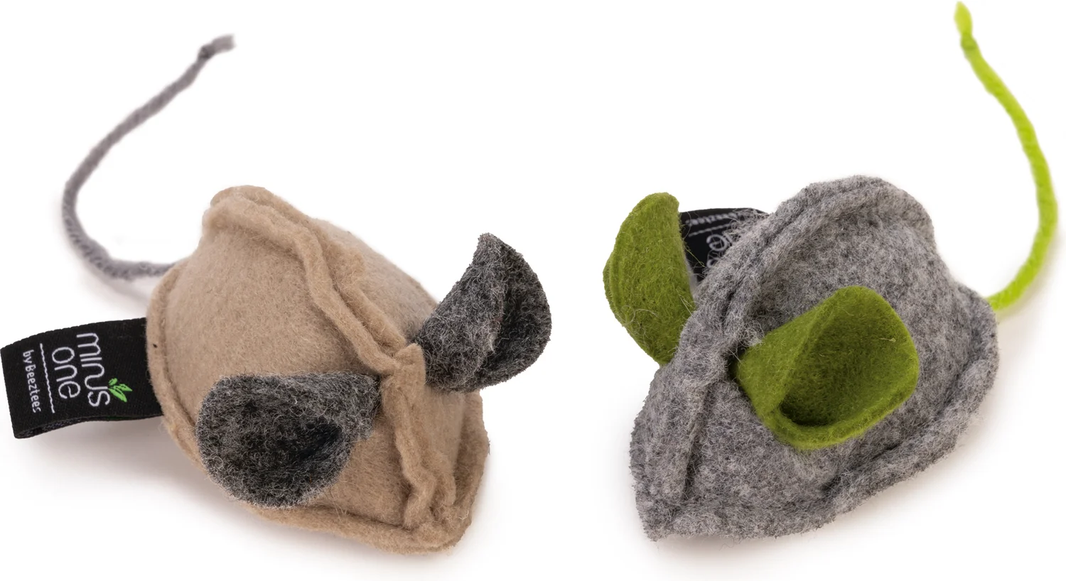 Beeztees muis Minus One Luca 8 x 5 x 4 cm 2 stuks