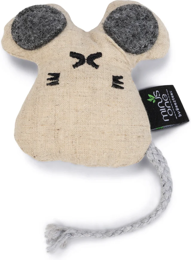 Beeztees kattenspeelgoed Minus One muis Coda bruin 9,5 x 9 x 5 cm