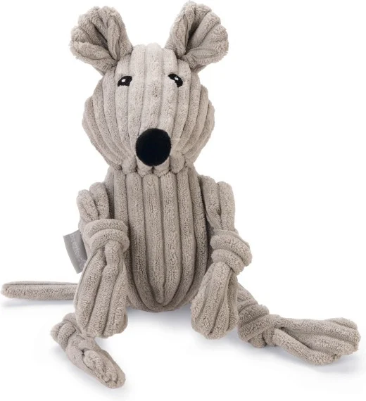Beeztees hondenspeelgoed muis Mousy grijs 32 x 11 x 11,5 cm