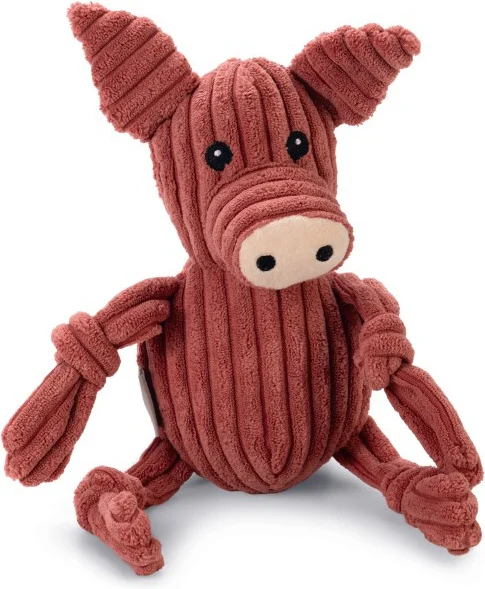 Beeztees knuffel varken Piggi 11 x 10 x 33 cm