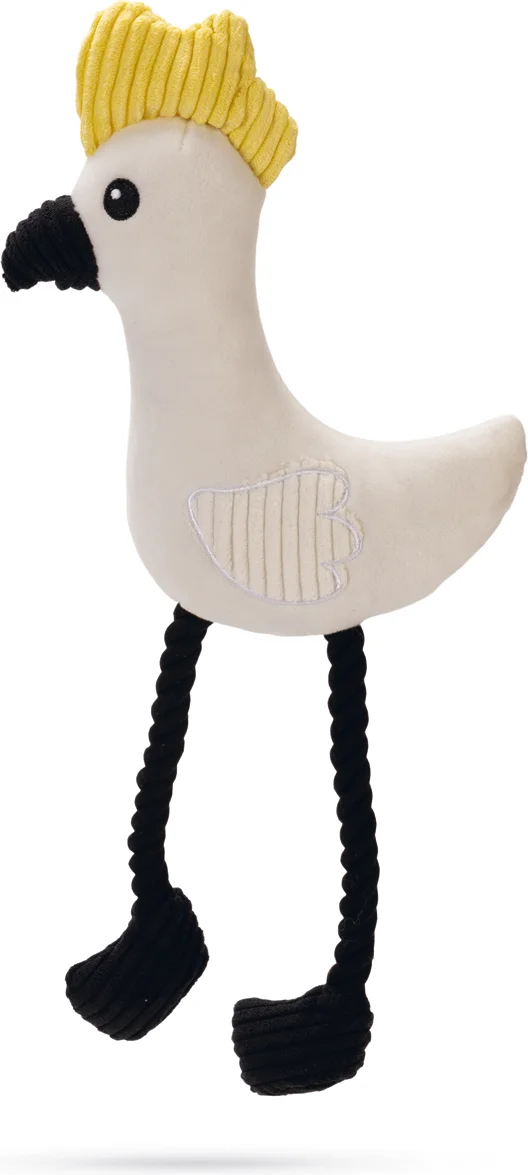 Beeztees knuffel papegaai Park 19,5 x 6 x 42 cm