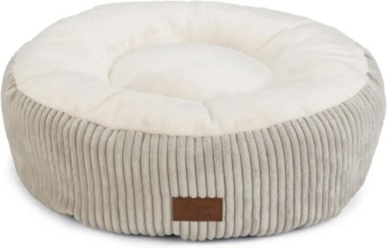 Designed by Lotte kattenmand Ribbed grijs D 50 H 17 cm