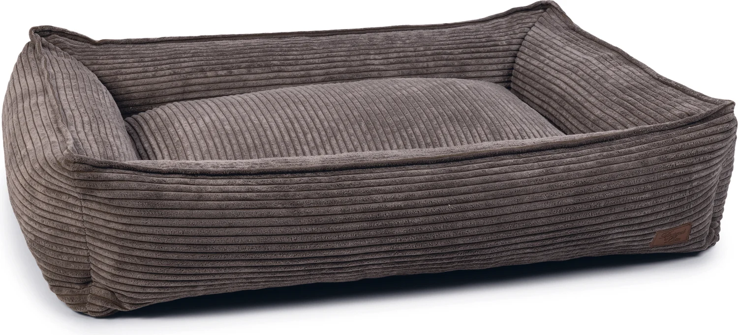 Designed by Lotte hondenmand Ribbed bruin 95 x 80 x 23 cm