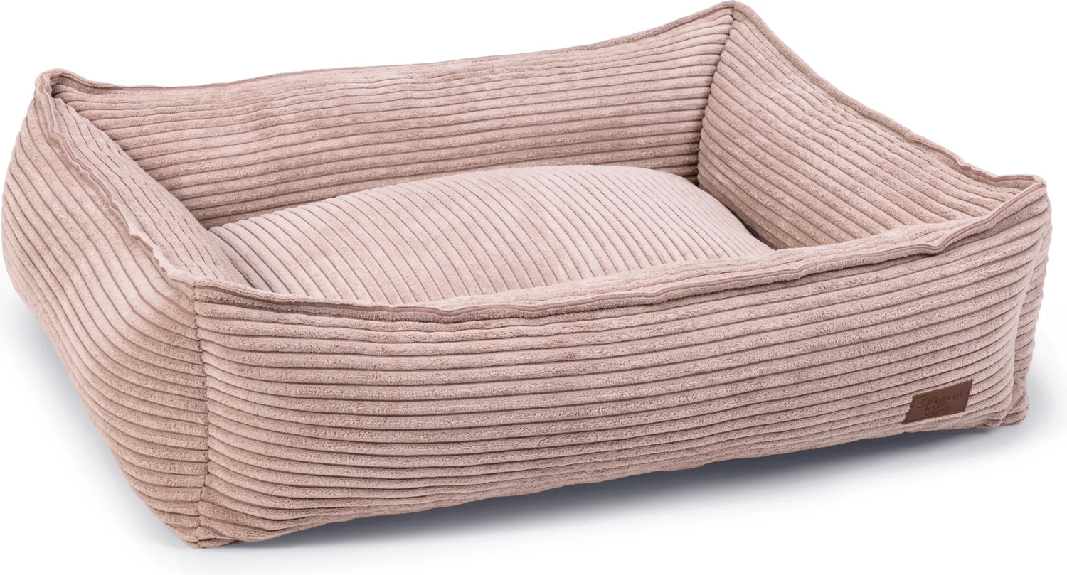 Designed by Lotte hondenmand Ribbed roze 80 x 70 x 22 cm
