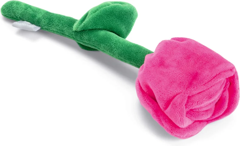 Beeztees knuffel Bloem Tulipa 30 x 7,5 x 7 cm