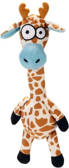 Beeztees hondenspeelgoed giraffe Zwiep beige 35 x 11 x 7 cm