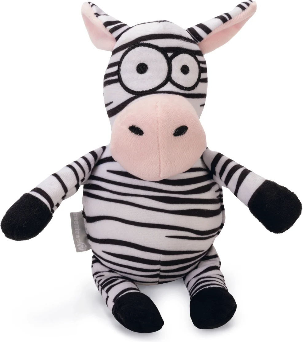 Beeztees knuffel zebra Yip 12 x 9,5 x 25 cm
