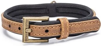 Beeztees hondenhalsband Balacron Ax bruin 24-30 x 1 cm