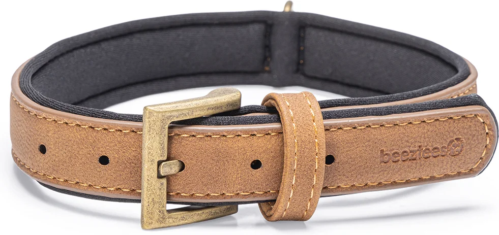 Beeztees hondenhalsband Balacron Ax bruin 36-44 x 2 cm