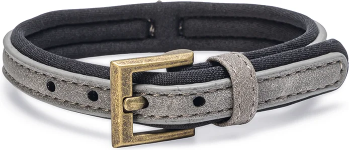 Beeztees hondenhalsband Balacron Ax grijs 21-26 x 1 cm