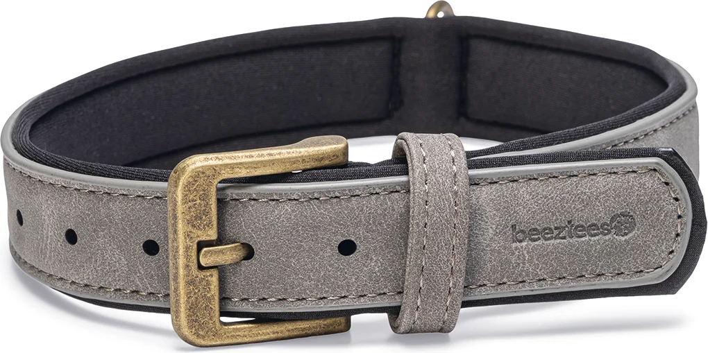 Beeztees hondenhalsband Balacron Ax grijs 36-44 x 2 cm