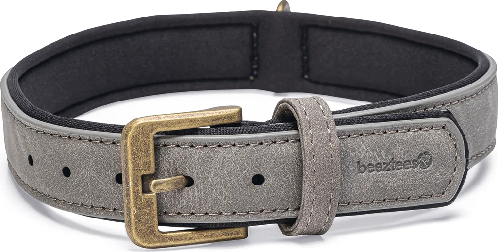 Beeztees hondenhalsband Balacron Ax grijs 43-53 x 2,5 cm