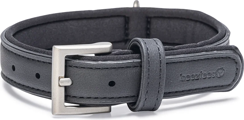 Beeztees hondenhalsband Balacron Ax zwart 31-39 x 2 cm