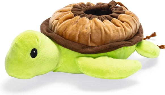 Beeztees hondenspeelgoed Hide & Seek pluche schildpad groen 26 x 11,5 x 31 cm