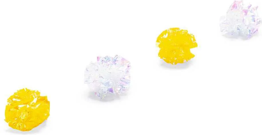 Beeztees kattenspeelgoed krinkelbal Evy D 5 cm 4 stuks