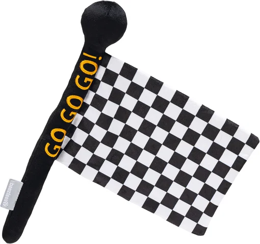 Beeztees knuffel Formule 1 finish vlag 28 x 4 x 36 cm