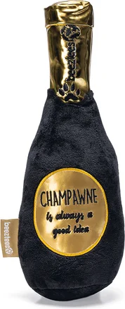 Beeztees knuffel Formule 1 champagnefles 9 x 9 x 30 cm