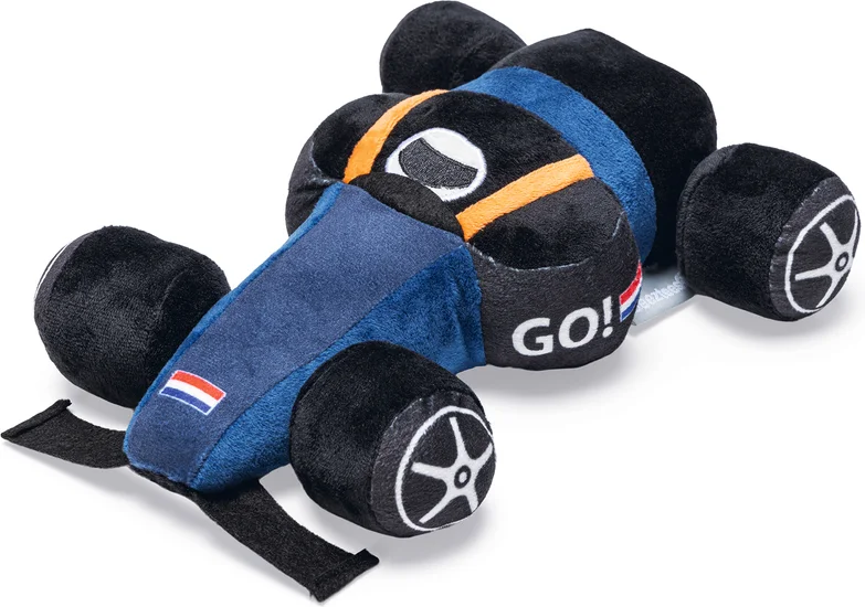 Beeztees knuffel Formule 1 raceauto 26 x 16 x 8 cm