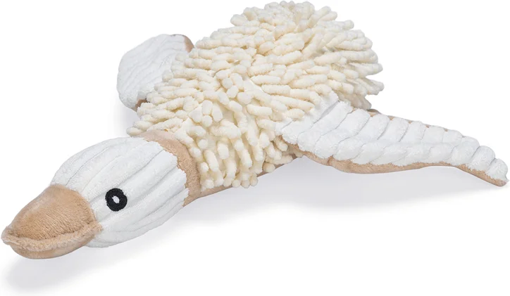 Beeztees knuffel Eco Buddies eend Jago 33 x 33 x 9 cm