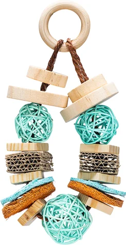 Beeztees speelhout Olaf 6.5 x 6,5 x 16 cm