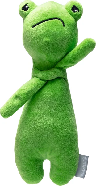 Beeztees knuffel kikker Froggy 11,5 x 7,5 x 30 cm