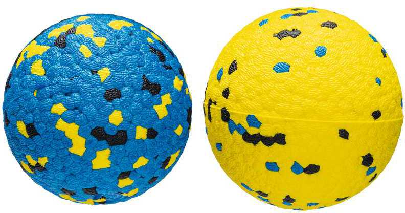 Beeztees hondenspeelgoed foambal Marvo D 7 cm 2 stuks