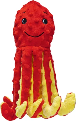 Beeztees knuffel octopus Amy rood 8,5 x 7,5 x 25 cm