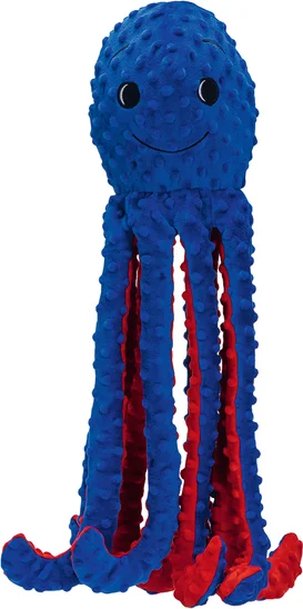Beeztees knuffel octopus Amy blauw 16 x 14,5 x 56 cm