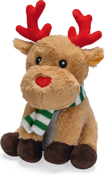Beeztees hondenspeelgoed kerstrendier bruin 26,5 x 18,5 x 16 cm