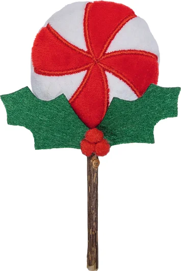 Beeztees kattenspeeltje kerst lolly 2 x 8 x 14 cm