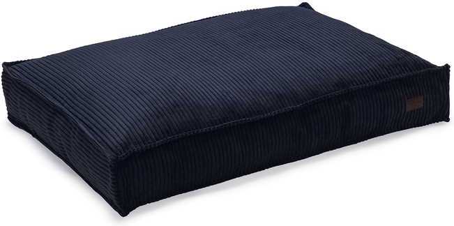 Designed by Lotte hondenkussen Ribbed antraciet 100 x 70 x 15 cm