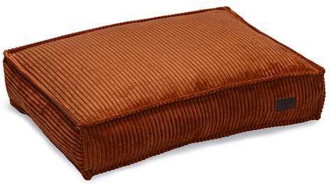 Designed by Lotte hondenkussen Ribbed terracotta 70 x 55 x 15 cm