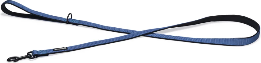 Beeztees hondenriem Parinca Premium blauw 180 x 2 cm