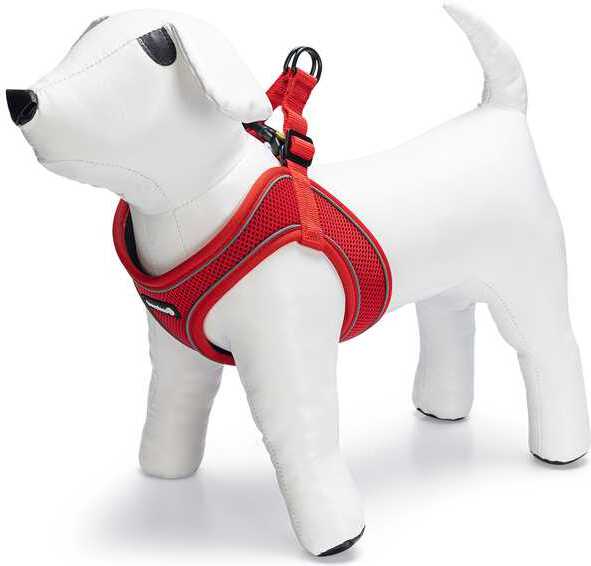 Beeztees hondentuig Parinca Premium rood 50-60 cm