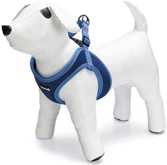 Beeztees hondentuig Parinca Premium blauw 38-44 cm