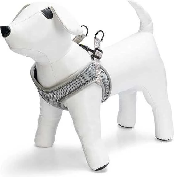 Beeztees hondentuig Parinca Premium grijs 38-44 cm