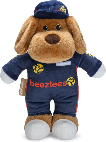 Beeztees knuffel racehond blauw / bruin 24 x 11,5 x 32 cm